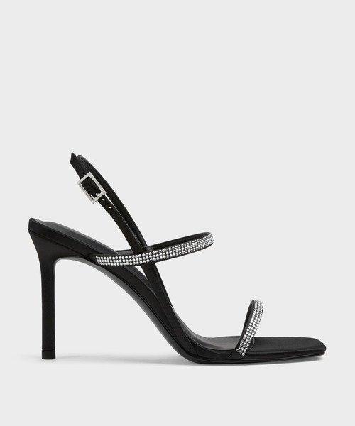 CHARLES & KEITH(チャールズ & キース)の「Arona アロナ メタリッククリスタルエンベリシュッドスティレットヒールサンダル(サンダル・レディース・アイボリー/シルバー/ブラック系その他2・23.5cm/23cm/22.5cm/22cm/26.5cm/25.5cm/25cm/24.5cm)」の20枚目の写真