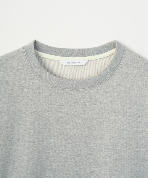 VICTIM(ヴィクティム)の「VICTIM ヴィクティム / S/S WIDE SWEAT ショートスリーブワイドスウェット / VTM-25-CS-003(Tシャツ/カットソー・メンズ・オートミール/ブラック/グレー・1/2/3)」の6枚目の写真