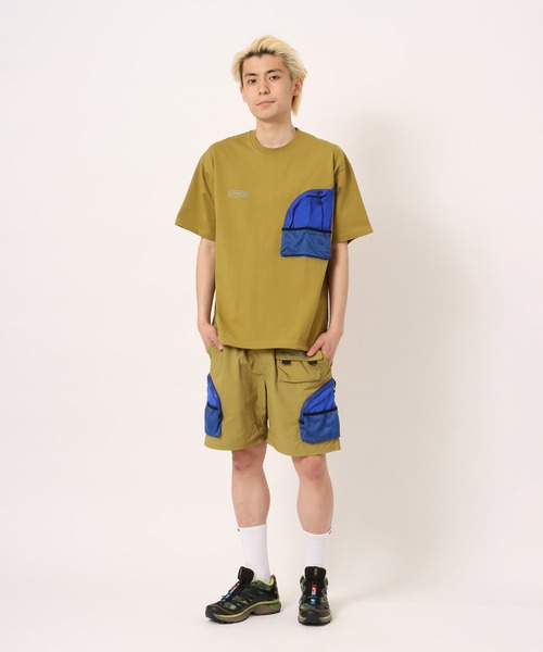 atmos(アトモス)の「atmos Nylon Utility Short Pants / アトモス ナイロン ユーティリティ ショート パンツ(その他パンツ・メンズ・ブラック/ベージュ・M/L/XL)」の3枚目の写真