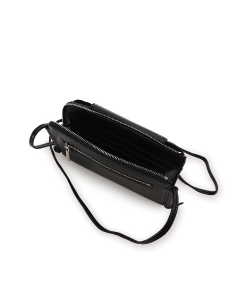 Samantha Thavasa Petit Choice(サマンサタバサ プチチョイス)の「フラップレザースマホショルダー(ショルダーバッグ・レディース・ミント/ブラック/シルバー/ピンク・FREE)」の10枚目の写真