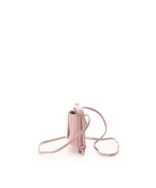 Samantha Thavasa Petit Choice(サマンサタバサ プチチョイス)の「フラップレザースマホショルダー(ショルダーバッグ・レディース・ミント/ブラック/シルバー/ピンク・FREE)」の20枚目の写真