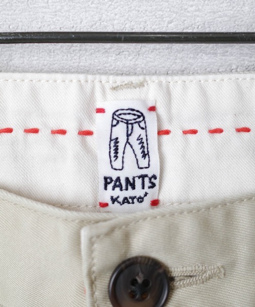 KATO`（カトー）の「【KATO'/カトー】232 ワンタック チノ トラウザース KP2333681（スラックス・メンズ・ブラック/ベージュ・MEDIUM/LARGE/SMALL）」の7枚目の写真