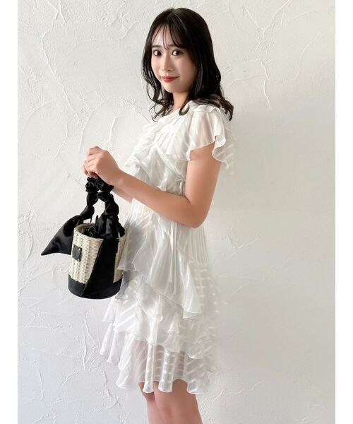 dazzlin（ダズリン）の「バリエフルイドミニワンピース