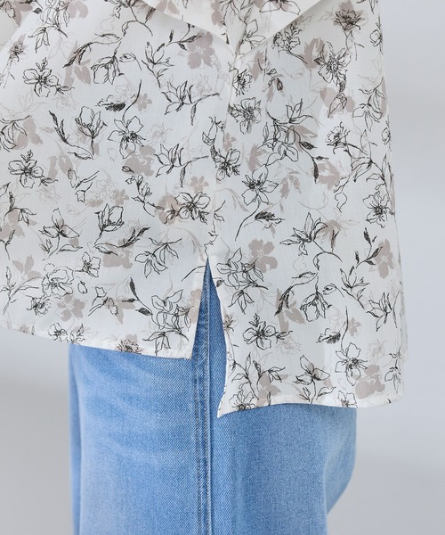 セール】ラッフルスリーブブラウス/通勤対応（シャツ/ブラウス）｜ROPE