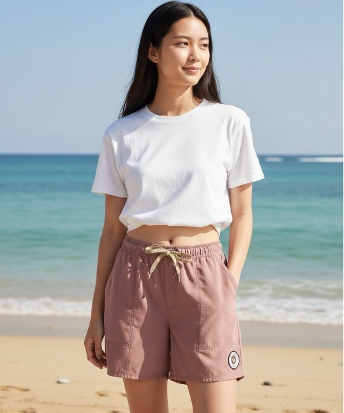 ROXY(ロキシー)の「【ROXY/ロキシー】24SS BITTER SWEET SHORTS/水陸両用ウエストゴムボードショーツ・サーフトランクス・バギーショーツ(水着)(水着・レディース・ブラック/カーキ/ブラウン・MEDIUM/SMALL/LARGE)」の19枚目の写真