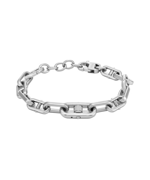 FOSSIL(フォッシル)の「フォッシル アクセサリー メンズ ブレスレット シルバー JF04883040(ブレスレット・メンズ・シルバー・FREE)」の1枚目の写真