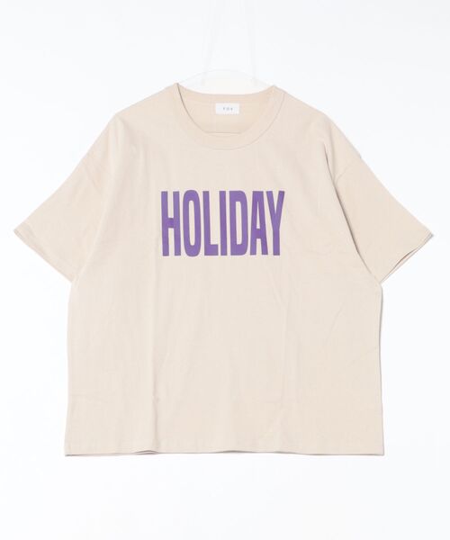 セール】フォブ HOLIDAY Tシャツ（Tシャツ/カットソー）｜FOV