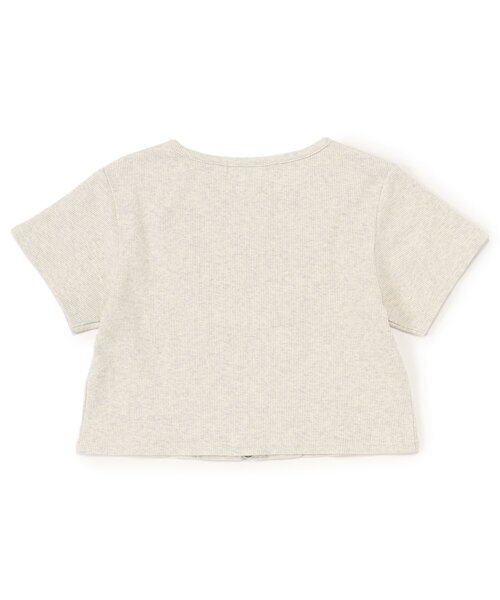 algy（アルジー）の「フロントジップT（Tシャツ/カットソー・キッズ・ブラック/アイボリー/ブルー・XX-SMALL/X-SMALL/MEDIUM/SMALL）」の9枚目の写真