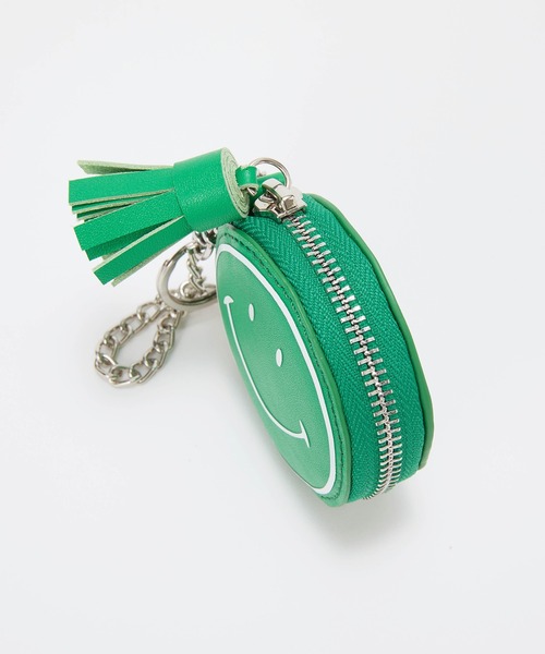 Breath TOPKAPI（ブレストプカピ）の「【新色追加】【Breath TOPKAPI】SMILE COLLECTION スマイル ラウンド ポーチ / チャーム（チャーム・レディース・イエロー/ブラック/ホワイト/グリーン/オレンジ/サックスブルー/ピンク・FREE）」の17枚目の写真