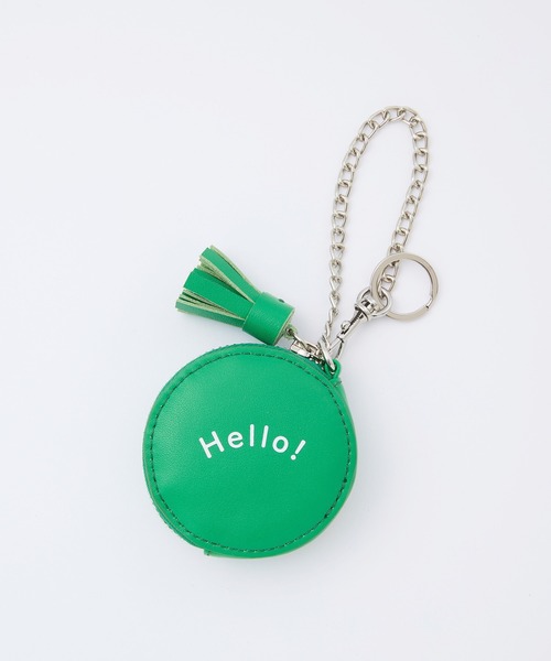 Breath TOPKAPI（ブレストプカピ）の「【新色追加】【Breath TOPKAPI】SMILE COLLECTION スマイル ラウンド ポーチ / チャーム（チャーム・レディース・イエロー/ブラック/ホワイト/グリーン/オレンジ/サックスブルー/ピンク・FREE）」の16枚目の写真