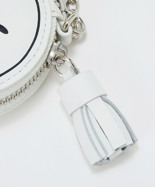 Breath TOPKAPI（ブレストプカピ）の「【新色追加】【Breath TOPKAPI】SMILE COLLECTION スマイル ラウンド ポーチ / チャーム（チャーム・レディース・イエロー/ブラック/ホワイト/グリーン/オレンジ/サックスブルー/ピンク・FREE）」の12枚目の写真