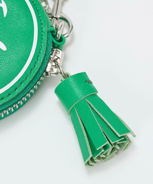 Breath TOPKAPI（ブレストプカピ）の「【新色追加】【Breath TOPKAPI】SMILE COLLECTION スマイル ラウンド ポーチ / チャーム（チャーム・レディース・イエロー/ブラック/ホワイト/グリーン/オレンジ/サックスブルー/ピンク・FREE）」の10枚目の写真