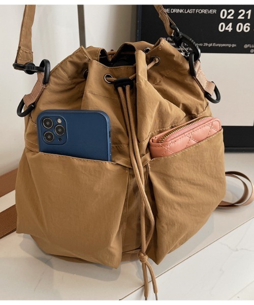 追跡有★PIXYACCS 3WAY ショルダーバッグ 巾着 リュック 追跡有☆PIXYACCS 3WAY ショルダーバッグ 巾着 リュック (PIXY