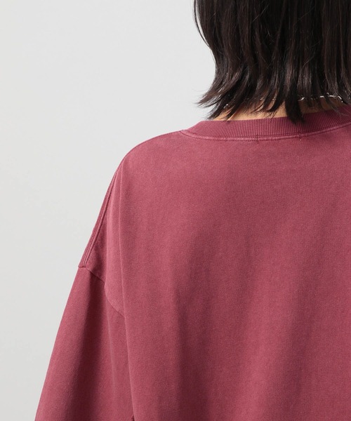 BAYFLOW（ベイフロー）の「フリンジコンビフェードＴ（Tシャツ/カットソー・レディース・チャコール/ベージュ/レッド・FREE）」の15枚目の写真