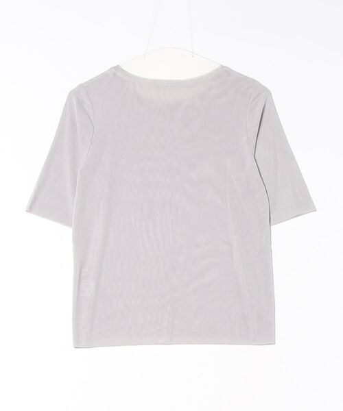 innowave(イノウェーブ)の「【ストレッチ】イノウェーブ/INNOWAVE マイクロチュール 半袖 Tシャツ(Tシャツ/カットソー・レディース・ライトグレー/ダークウッド/ブラック/サックスブルー・MEDIUM)」の5枚目の写真