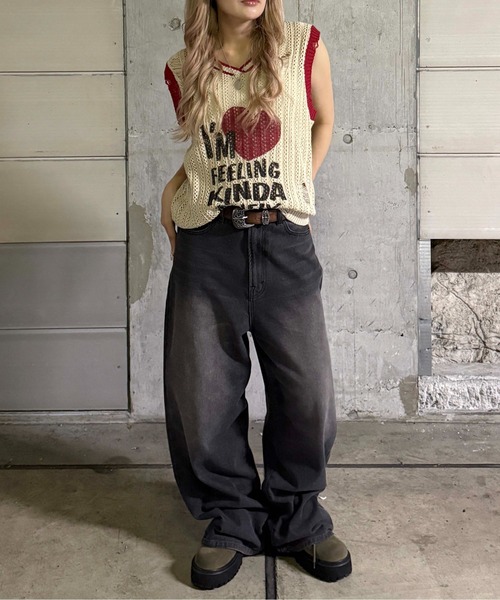 sedacle(セダクル)の「ハートロゴニットベスト(ベスト・レディース・パープル/レッド・SMALL/MEDIUM/LARGE)」の17枚目の写真