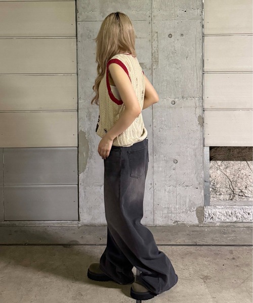sedacle(セダクル)の「ハートロゴニットベスト(ベスト・レディース・パープル/レッド・SMALL/MEDIUM/LARGE)」の19枚目の写真