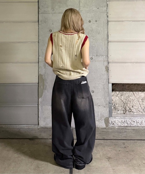 sedacle(セダクル)の「ハートロゴニットベスト(ベスト・レディース・パープル/レッド・SMALL/MEDIUM/LARGE)」の20枚目の写真