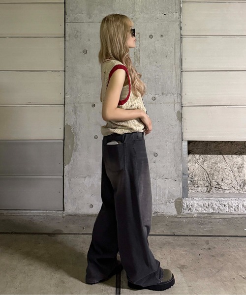 sedacle(セダクル)の「ハートロゴニットベスト(ベスト・レディース・パープル/レッド・SMALL/MEDIUM/LARGE)」の21枚目の写真