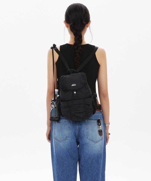 【EMIS】 NYLON SHIRRING POCKET BACKPACK /追跡付 ☆emis☆SHIRRING BACKPACK☆送料・関税込☆ (EMIS/バックパック