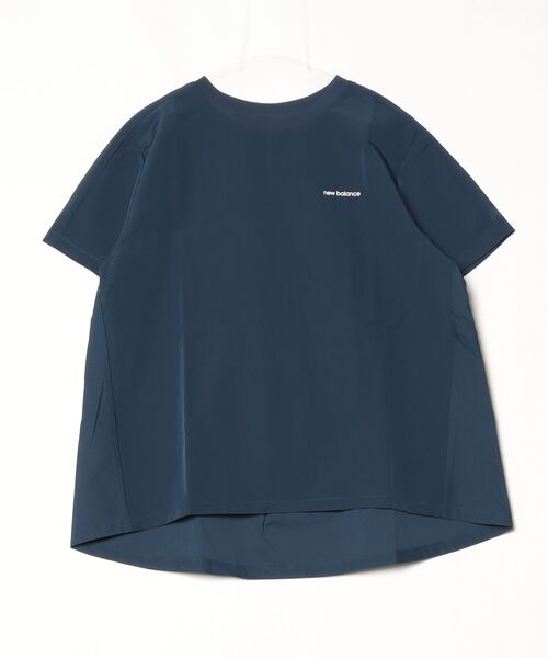 NEW BALANCE(ニューバランス)の「【別注】ニューバランス New Balance ウーブンコンビプルオーバー_ファンクション 限定コラボ(Tシャツ/カットソー・レディース・アイボリー/ネイビー・M/L)」の2枚目の写真
