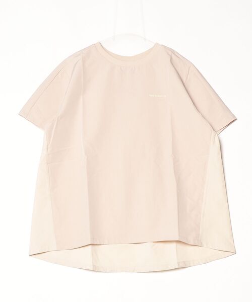 NEW BALANCE(ニューバランス)の「【別注】ニューバランス New Balance ウーブンコンビプルオーバー_ファンクション 限定コラボ(Tシャツ/カットソー・レディース・アイボリー/ネイビー・M/L)」の1枚目の写真