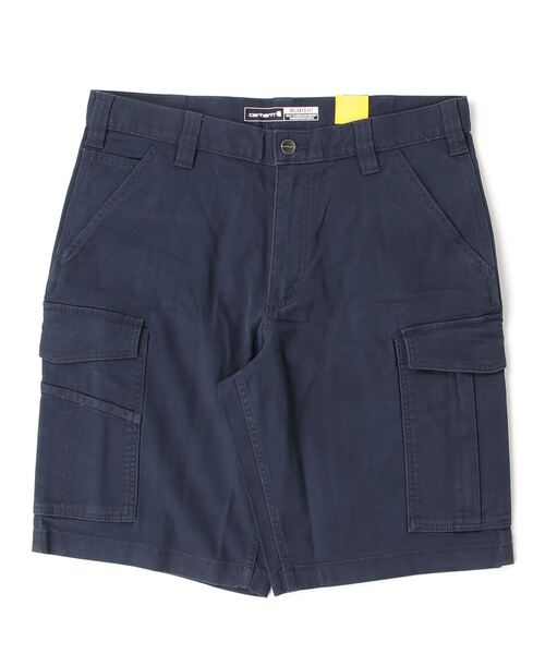 Carhartt（カーハート）の「▲Carhartt/カーハート Rugged Flex Rigby Cargo Short ショーツ ハーフパンツ カーゴショーツ（カーゴパンツ・メンズ・ネイビー/ベージュ・36/34/32）」の4枚目の写真