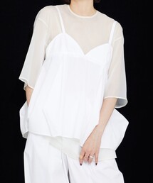 イウエン マトフ AEWEN MATOPH Camisole キャミソール 8716-222-0026 ホワイト サイズ：- AEWEN MATOPH（イウエン マトフ）の「＜AEWEN MATOPH
