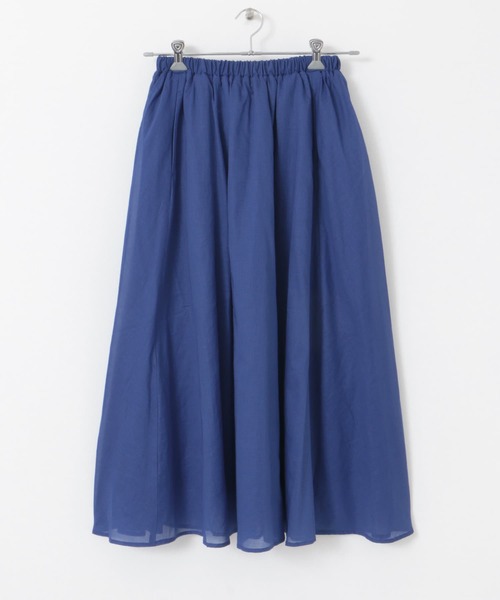 URBAN RESEARCH DOORS（アーバンリサーチドアーズ）の「『UR TECH』ボイルギャザースカート（スカート・レディース・チャコールグレー/ロイヤルブルー/パープル・MEDIUM）」の15枚目の写真