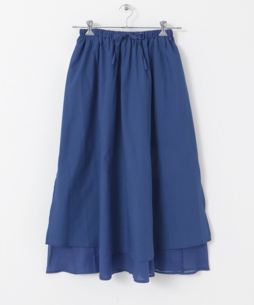 URBAN RESEARCH DOORS（アーバンリサーチドアーズ）の「『UR TECH』ボイルギャザースカート（スカート・レディース・チャコールグレー/ロイヤルブルー/パープル・MEDIUM）」の19枚目の写真