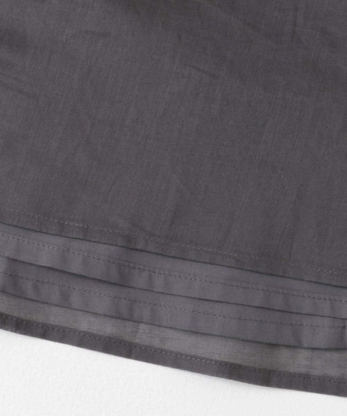 URBAN RESEARCH DOORS（アーバンリサーチドアーズ）の「『UR TECH』ボイルギャザースカート（スカート・レディース・チャコールグレー/ロイヤルブルー/パープル・MEDIUM）」の22枚目の写真