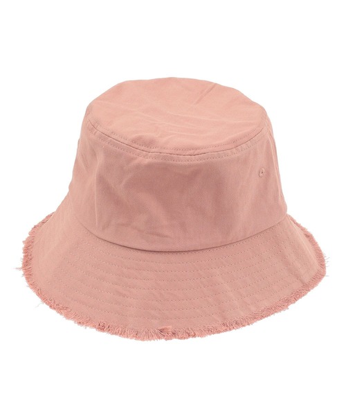 Green　Parks（グリーンパークス）の「・ツイルフリンジハット（ハット・レディース・ピンク/ブラック/チャコールグレー・FREE）」の6枚目の写真