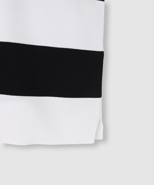 allureville（アルアバイル）の「◇ サマーラガーシャツ（ニット/セーター・レディース・ホワイト系その他/ネイビー/オレンジ・2）」の6枚目の写真