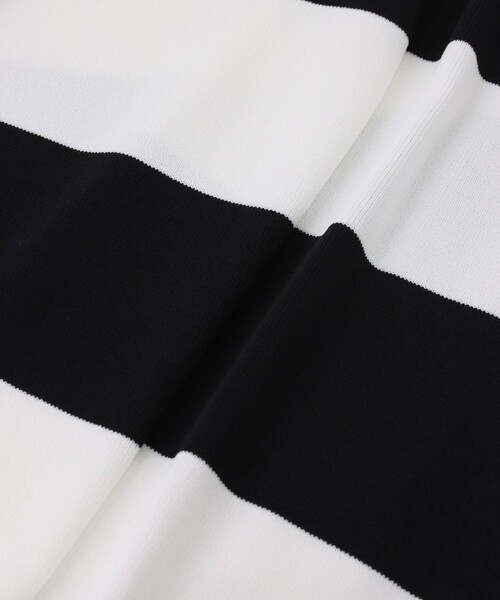 allureville（アルアバイル）の「◇ サマーラガーシャツ（ニット/セーター・レディース・ホワイト系その他/ネイビー/オレンジ・2）」の8枚目の写真