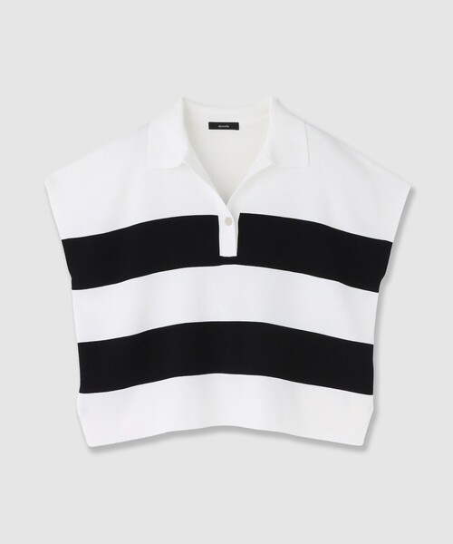 allureville（アルアバイル）の「◇ サマーラガーシャツ（ニット/セーター・レディース・ホワイト系その他/ネイビー/オレンジ・2）」の13枚目の写真