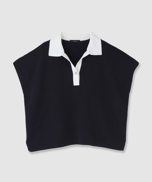 allureville（アルアバイル）の「◇ サマーラガーシャツ（ニット/セーター・レディース・ホワイト系その他/ネイビー/オレンジ・2）」の21枚目の写真