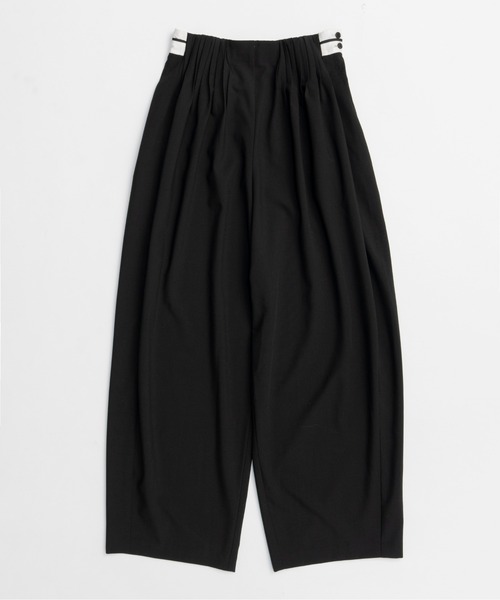 Pintuck Volume Pants/ピンタックボリュームパンツ【MAISON