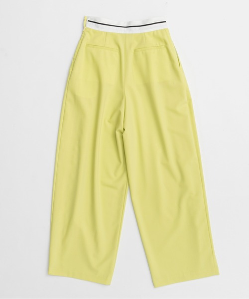 Pintuck Volume Pants/ピンタックボリュームパンツ【MAISON