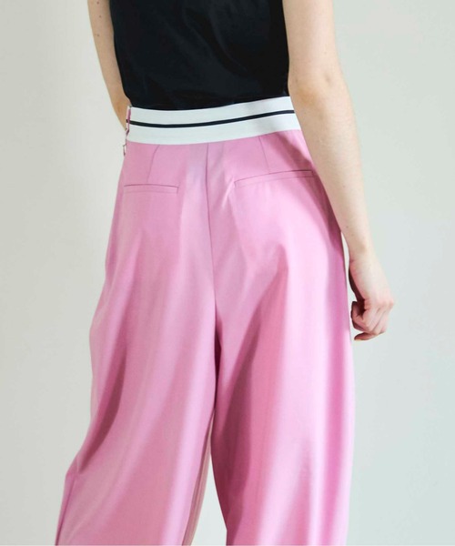 ☆韓国の人気【ONGO】☆basic pintuck pant.s☆ピンタックパンツ ロングワイド💙ウエストゴムパンツ] 冷感ツーピンタックウエスト
