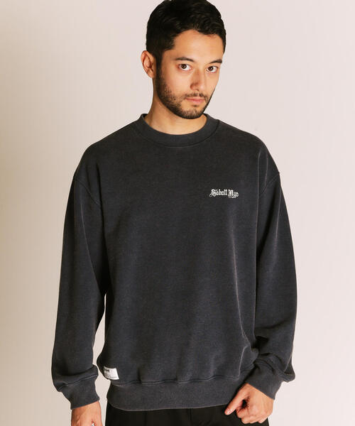 Schott スウェット トレーナー 黒 長袖 Schott N.Y.C トレーナー スウェット Schott/ショット/CREW