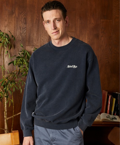 Schott(ショット)の「Schott/ショット/QUALITY OVER QUANTITY CREW SWEAT/クオリティ オーバー クアンティティ クルースウェット(スウェット・メンズ・ネイビー/ブラック/レッド・2XL/XL/L/M)」の4枚目の写真