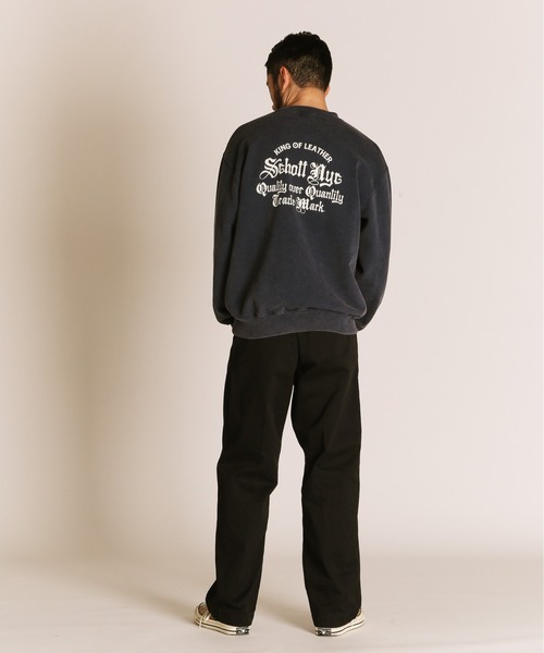 Schott(ショット)の「Schott/ショット/QUALITY OVER QUANTITY CREW SWEAT/クオリティ オーバー クアンティティ クルースウェット(スウェット・メンズ・ネイビー/ブラック/レッド・2XL/XL/L/M)」の20枚目の写真