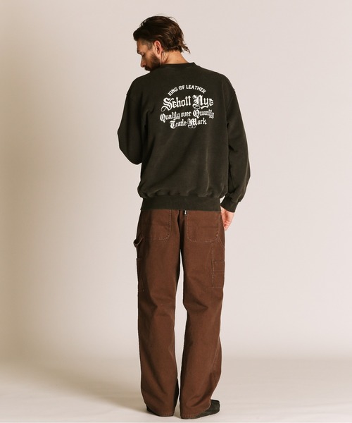 Schott(ショット)の「Schott/ショット/QUALITY OVER QUANTITY CREW SWEAT/クオリティ オーバー クアンティティ クルースウェット(スウェット・メンズ・ネイビー/ブラック/レッド・2XL/XL/L/M)」の18枚目の写真