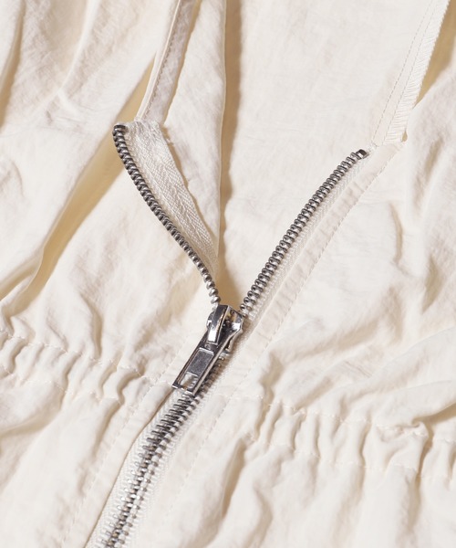 coca（coca）（コカ）の「ナイロンワッシャーサイドラインドレス 撥水（ワンピース・レディース・ホワイト/ブラック・L/M）」の14枚目の写真