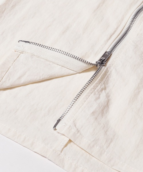 coca（coca）（コカ）の「ナイロンワッシャーサイドラインドレス 撥水（ワンピース・レディース・ホワイト/ブラック・L/M）」の16枚目の写真