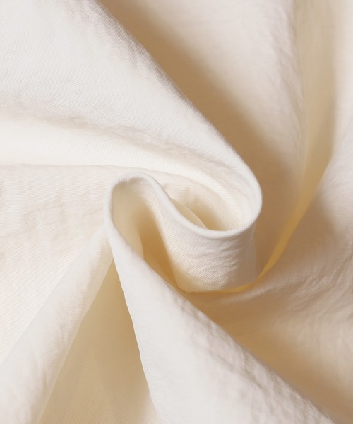 coca（coca）（コカ）の「ナイロンワッシャーサイドラインドレス 撥水（ワンピース・レディース・ホワイト/ブラック・L/M）」の8枚目の写真