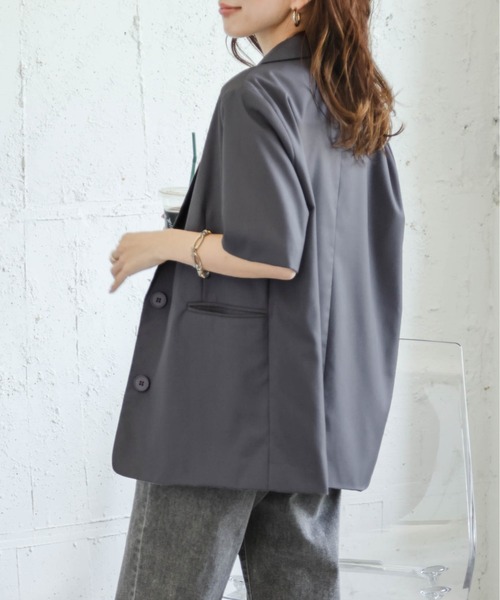 sugar Pearl button Jacket 半袖ジャケット 2_3_6_0.jpg