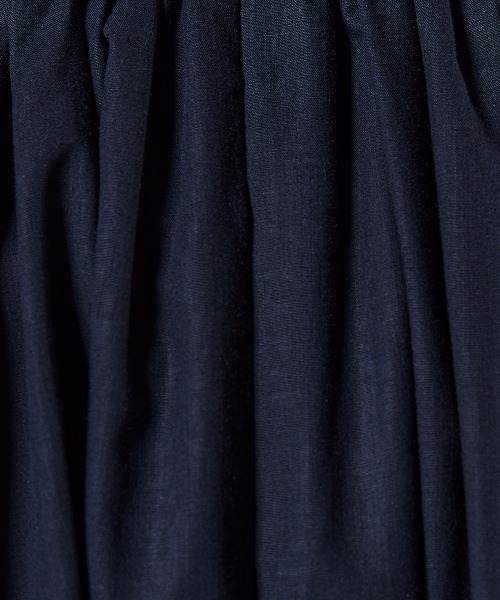 DOUBLE STANDARD CLOTHING（ダブルスタンダードクロージング）の「リボンタイプライタスカート（スカート・レディース・ネイビー/ダークブラウン・36/38）」の5枚目の写真