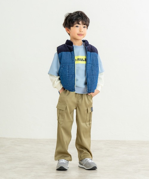 DILASH（ディラッシュ）の「デニム×ボア リバーシブルベスト（その他アウター・キッズ・ネイビー/ブルー/ブラック・140/130/120/110/100/90/80）」の9枚目の写真