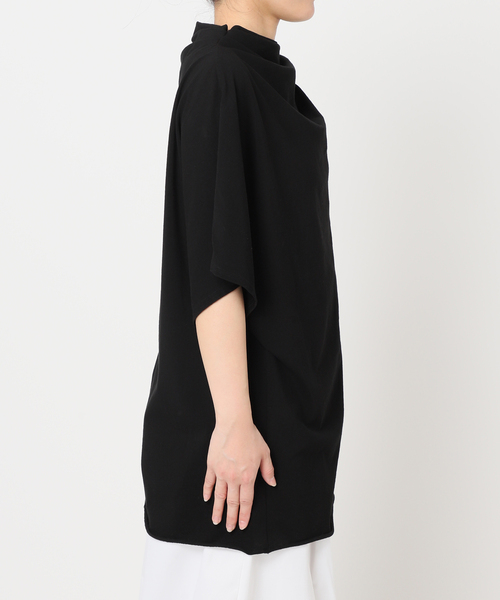 CITYSHOP（シティーショップ）の「ASYMMETRY CUT TOP：カットソー（Tシャツ/カットソー・レディース・ホワイト/ブラック/チャコールグレー・FREE）」の22枚目の写真
